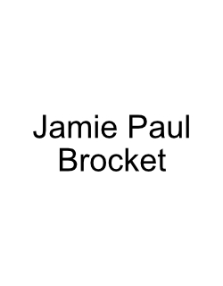Jamie Paul Brocket